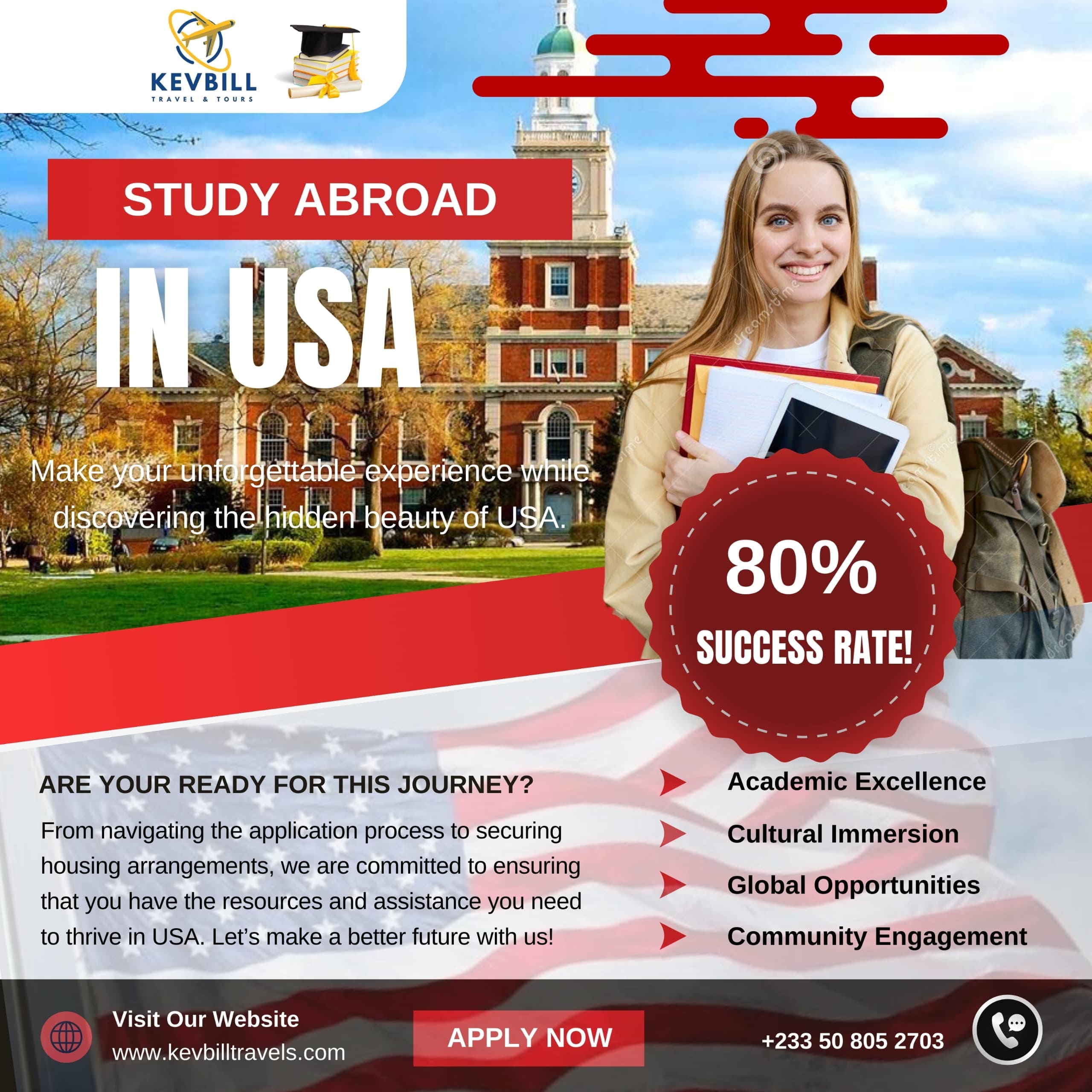 Study in usa flyer